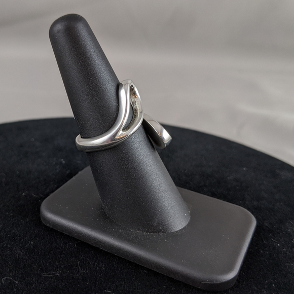 MCM Designer Sterling Silver Minimalist Ring SZ7.5 - Picture 4 of 8